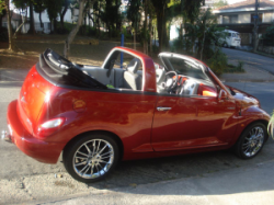 PT CRUISER CABRIOLET 2007 VERMELHO - ACEITO TROCA